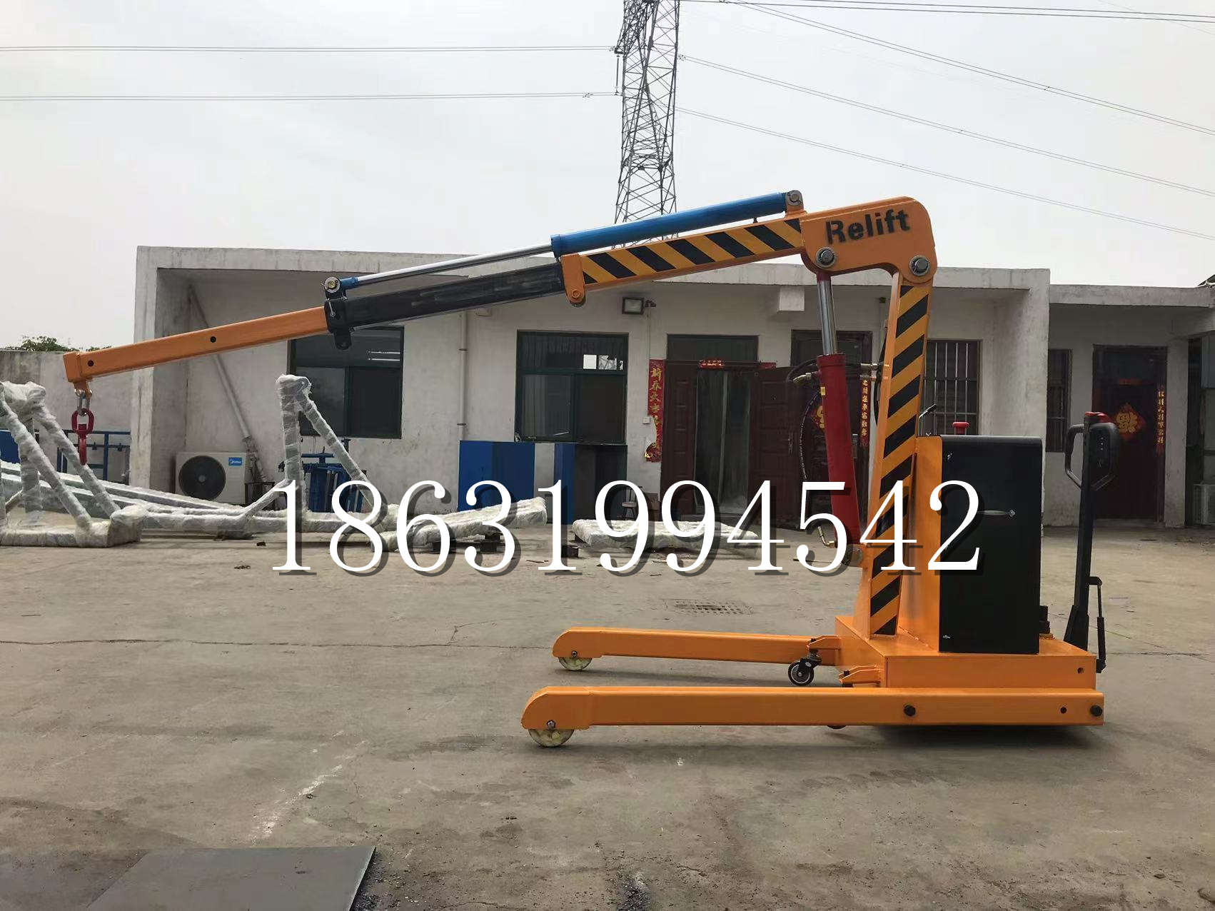 科尔沁左翼中旗久征定做3吨三轮随车吊 农用园林绿化移树吊 平板工程用小吊机