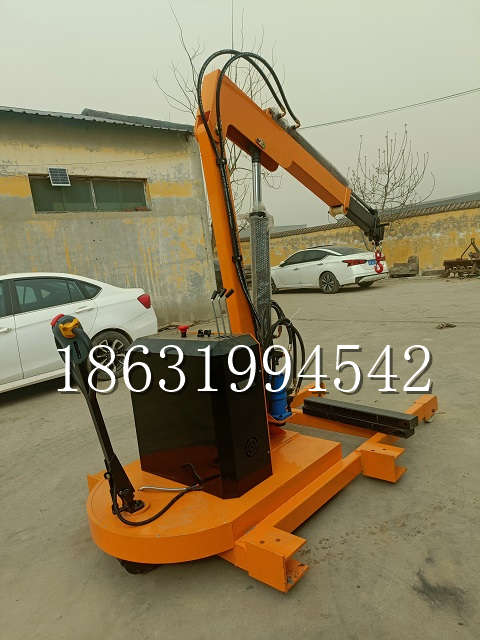 科尔沁左翼中旗自卸车厢随车吊 自制轮式四不像起重机 四驱平板吊 5吨 贵盛